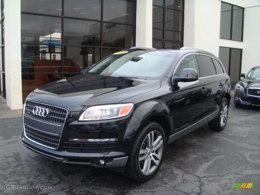 Phantom Black Pearl Effect 2008 Audi Q7 4.2 Premium quattro Exterior Photo #42961154