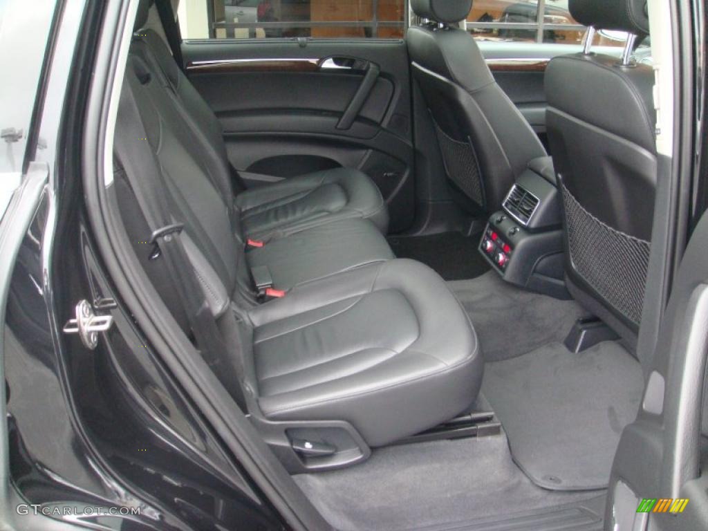 Black Interior 2008 Audi Q7 4.2 Premium quattro Photo #42961447