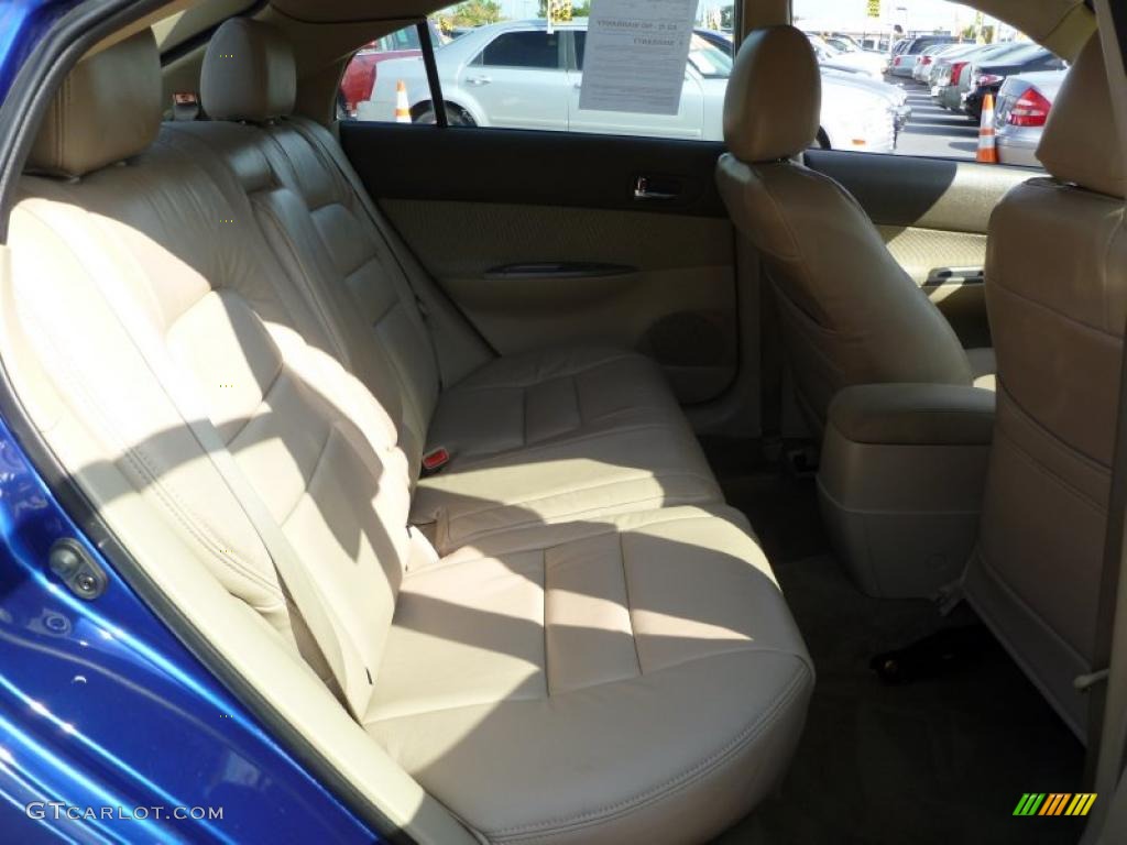 2004 MAZDA6 i Sport Sedan - Lapis Blue Metallic / Beige photo #10