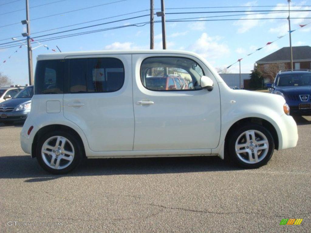 White Pearl 2009 Nissan Cube 1.8 SL Exterior Photo #42962563