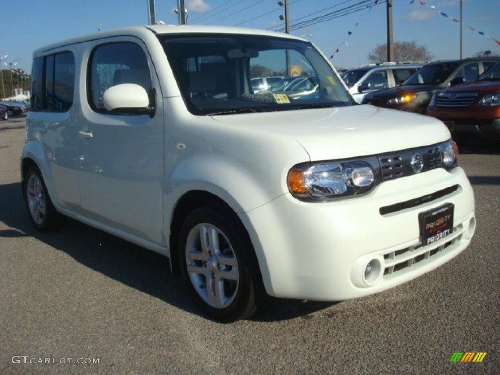 White Pearl 2009 Nissan Cube 1.8 SL Exterior Photo #42962579