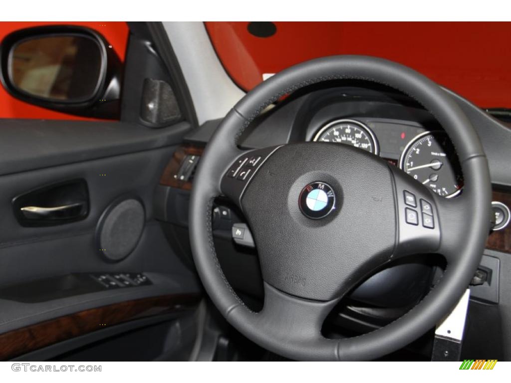 2011 3 Series 328i Sedan - Jet Black / Black Dakota Leather photo #9