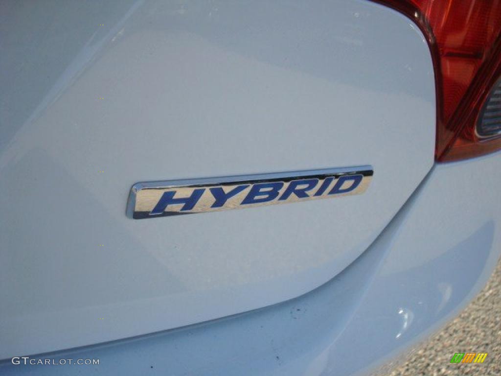 2007 Civic Hybrid Sedan - Taffeta White / Gray photo #24