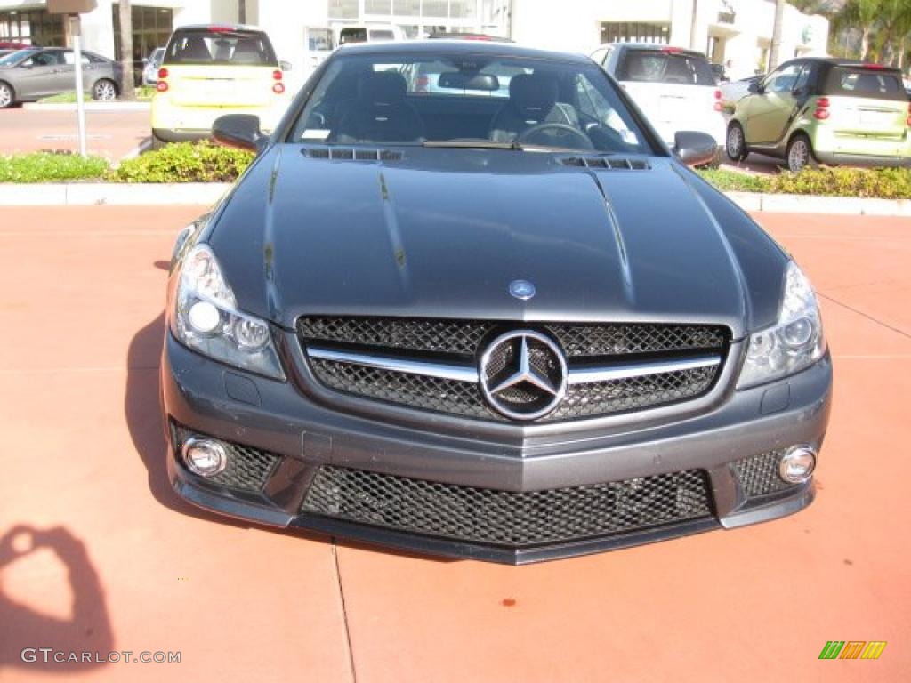 Steel Grey Metallic 2009 Mercedes-Benz SL 63 AMG Roadster Exterior Photo #42963947