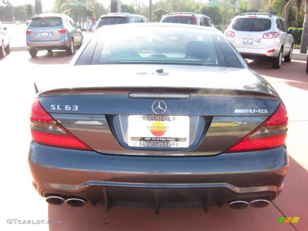 Steel Grey Metallic 2009 Mercedes-Benz SL 63 AMG Roadster Exterior Photo #42963975