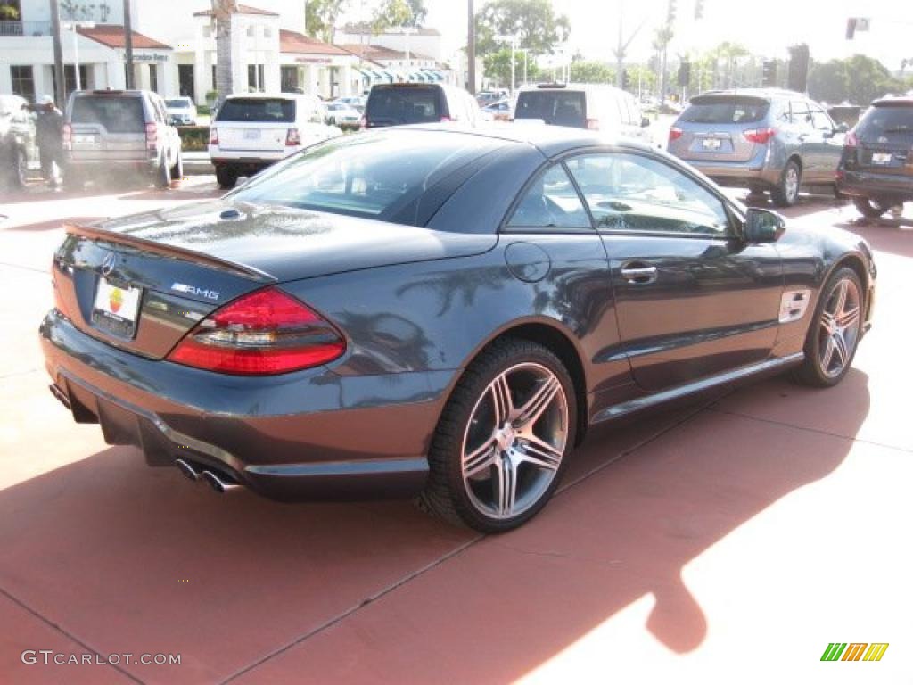 Steel Grey Metallic 2009 Mercedes-Benz SL 63 AMG Roadster Exterior Photo #42963987