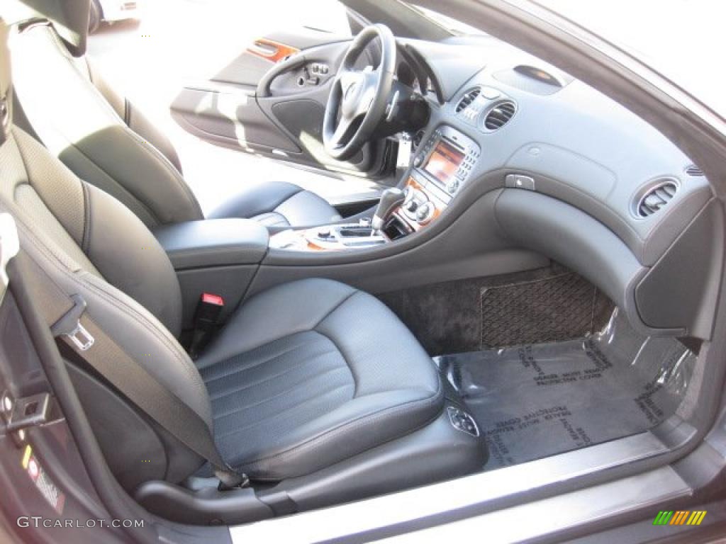 AMG Black Interior 2009 Mercedes-Benz SL 63 AMG Roadster Photo #42964019