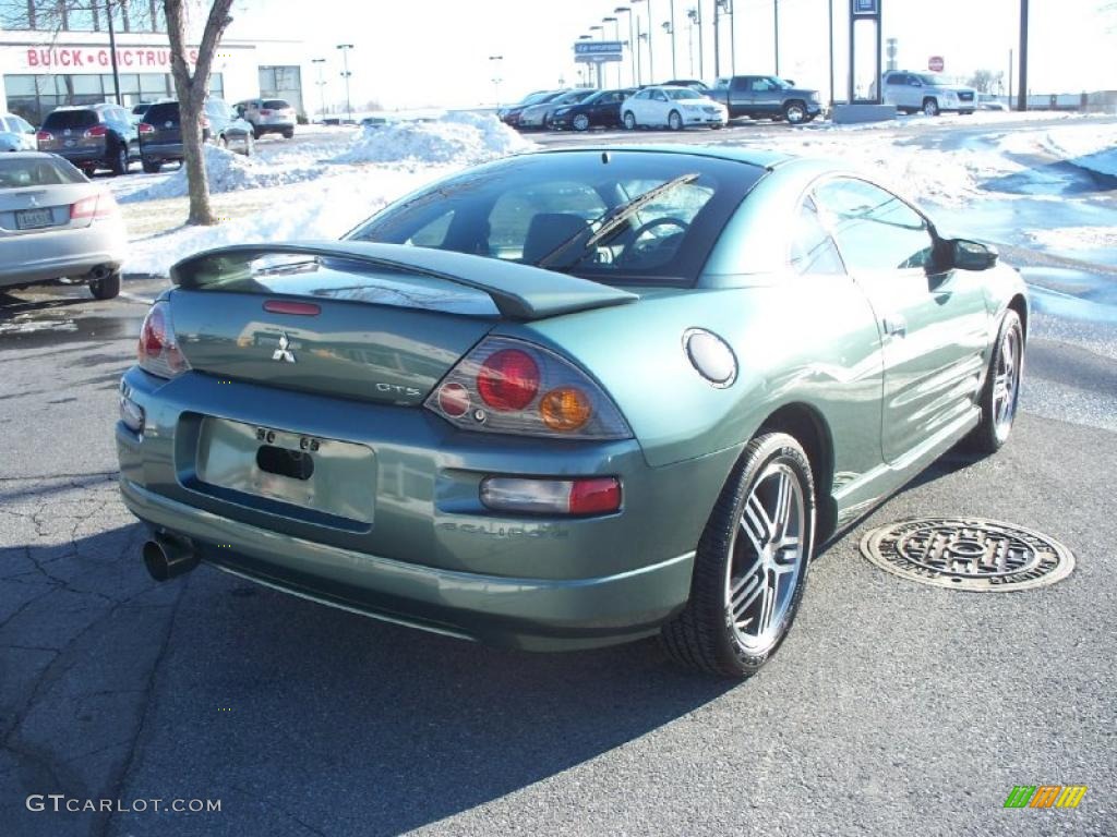 2004 Eclipse GTS Coupe - Machine Green Metallic / Sand Blast photo #6