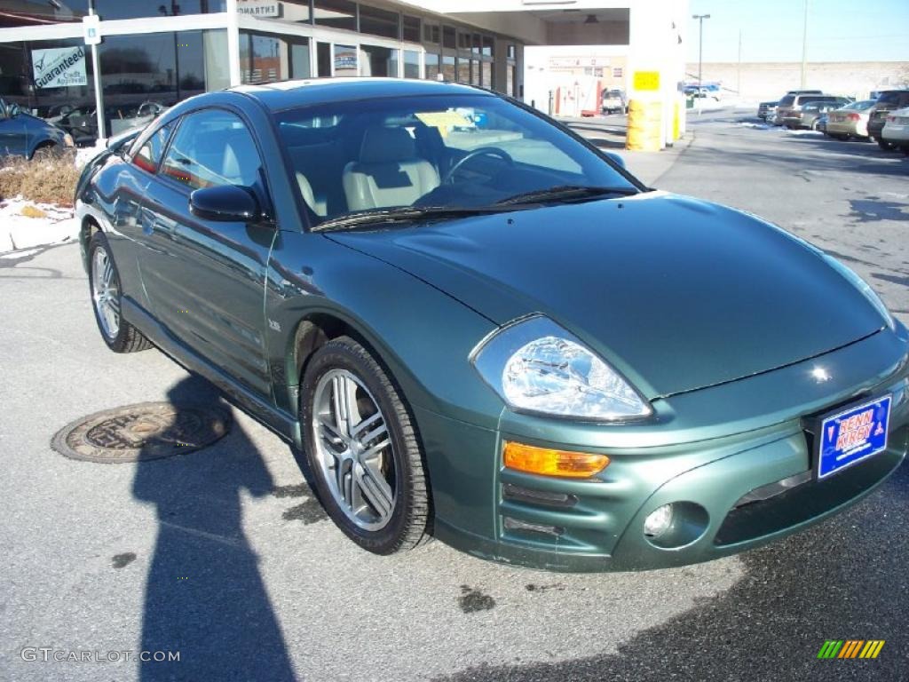 2004 Eclipse GTS Coupe - Machine Green Metallic / Sand Blast photo #8