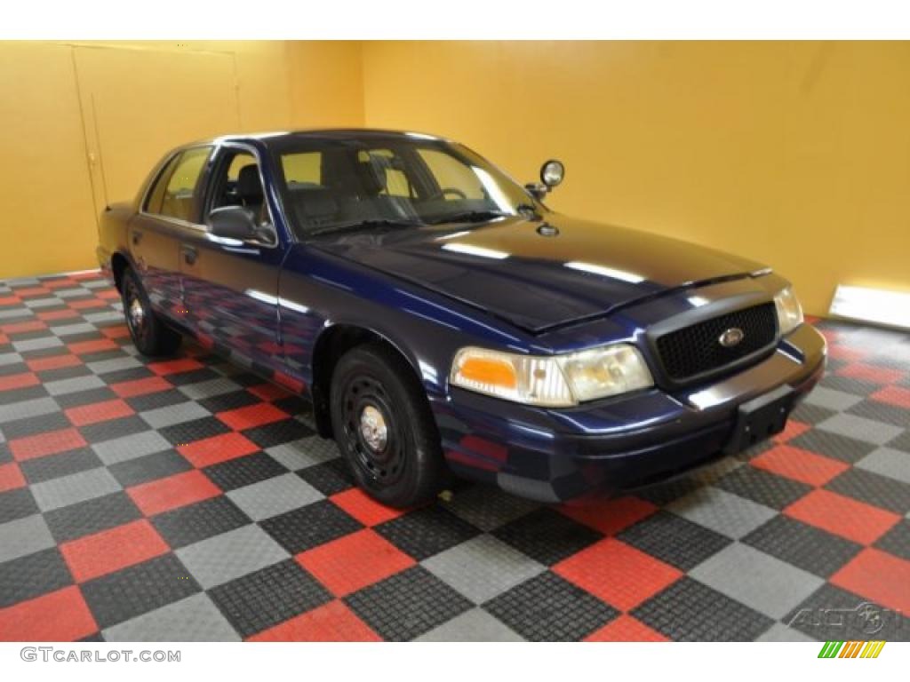 2005 Crown Victoria Police Interceptor - Dark Blue Pearl Metallic / Dark Charcoal photo #1