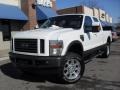 2008 Oxford White Ford F350 Super Duty FX4 Crew Cab 4x4  photo #2