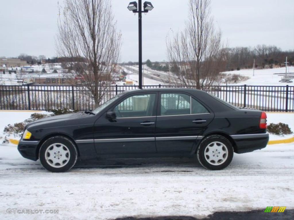 1997 C 280 Sedan - Black / Grey photo #7