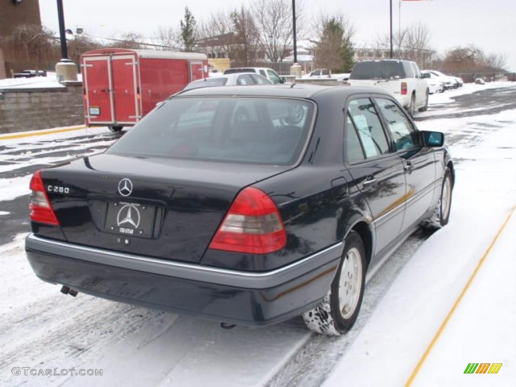 1997 C 280 Sedan - Black / Grey photo #13