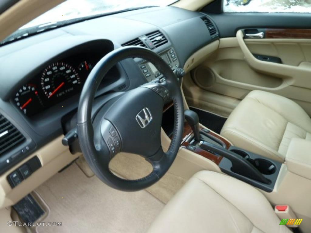 2007 Accord EX V6 Coupe - Taffeta White / Ivory photo #16