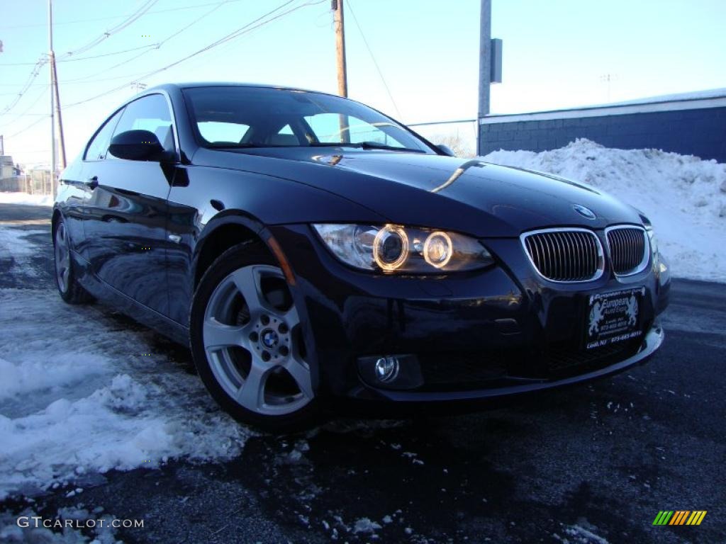 2007 3 Series 328i Coupe - Monaco Blue Metallic / Cream Beige photo #2