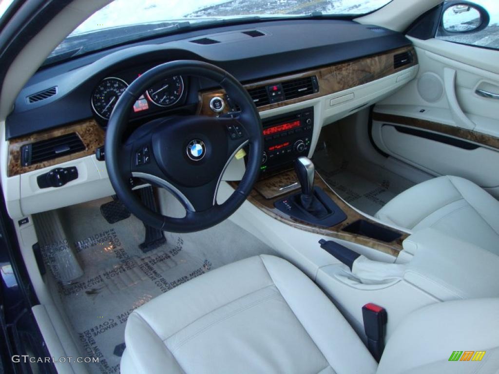 2007 3 Series 328i Coupe - Monaco Blue Metallic / Cream Beige photo #5