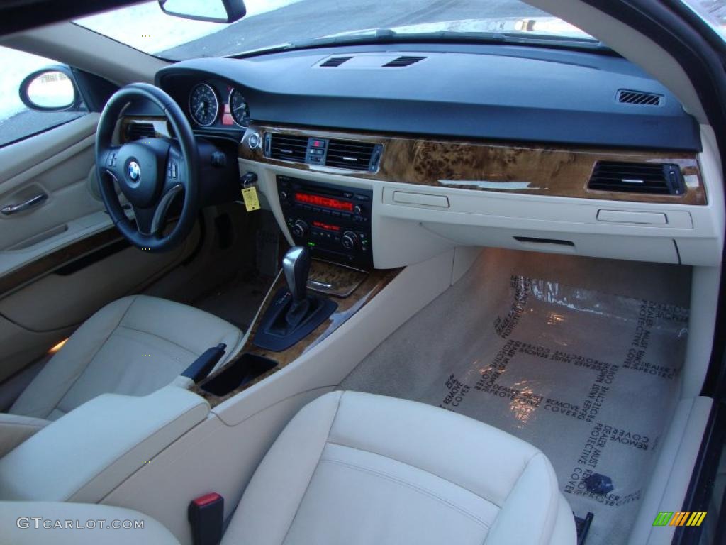 2007 3 Series 328i Coupe - Monaco Blue Metallic / Cream Beige photo #6