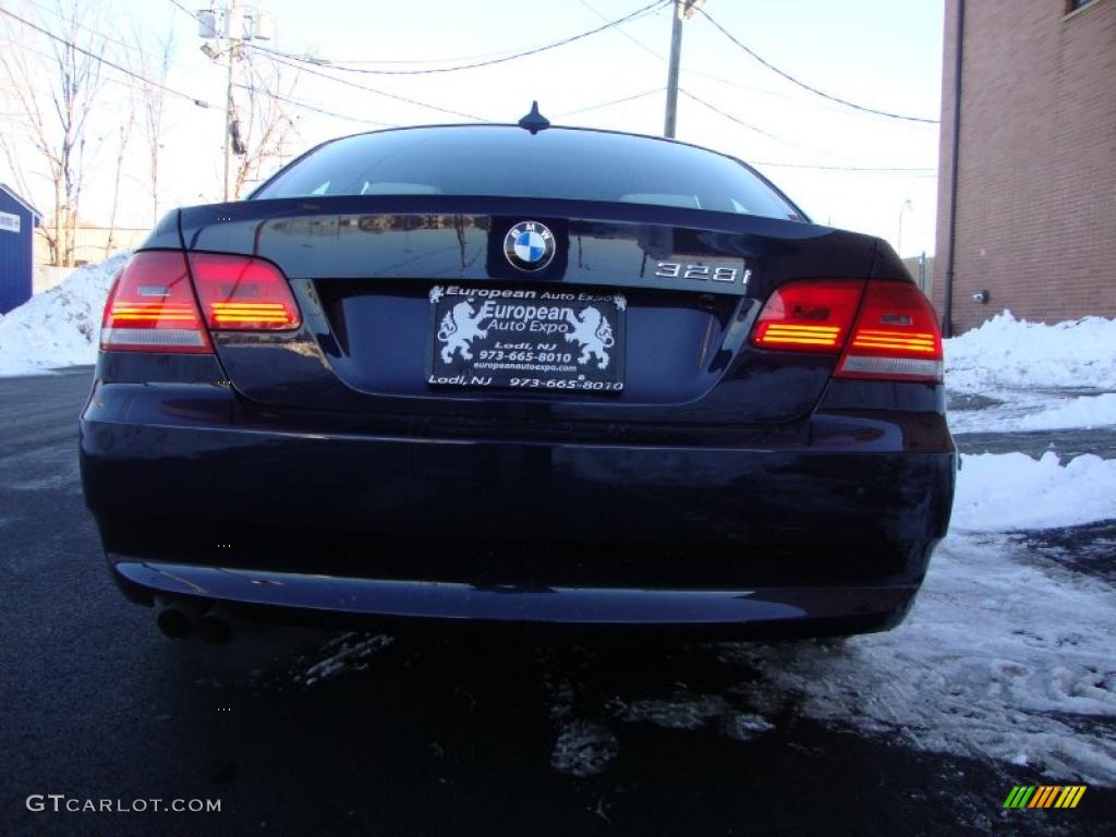 2007 3 Series 328i Coupe - Monaco Blue Metallic / Cream Beige photo #10