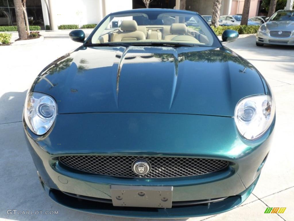 Emerald Fire Metallic 2008 Jaguar XK XK8 Convertible Exterior Photo #42976980
