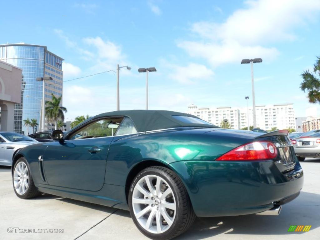 Emerald Fire Metallic 2008 Jaguar XK XK8 Convertible Exterior Photo #42977061