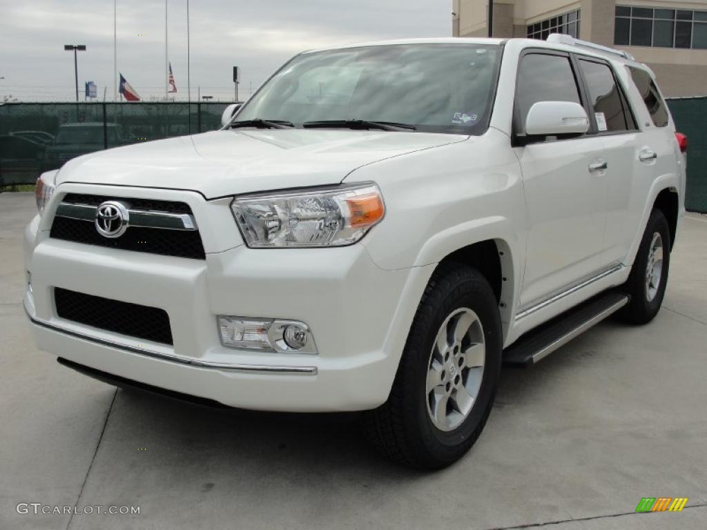 2011 4Runner SR5 - Blizzard White Pearl / Sand Beige photo #7