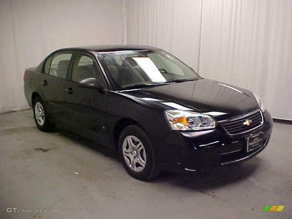 Black Chevrolet Malibu