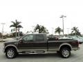 2008 Dark Stone Metallic Ford F350 Super Duty Lariat Crew Cab 4x4  photo #12