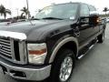 2008 Dark Stone Metallic Ford F350 Super Duty Lariat Crew Cab 4x4  photo #15