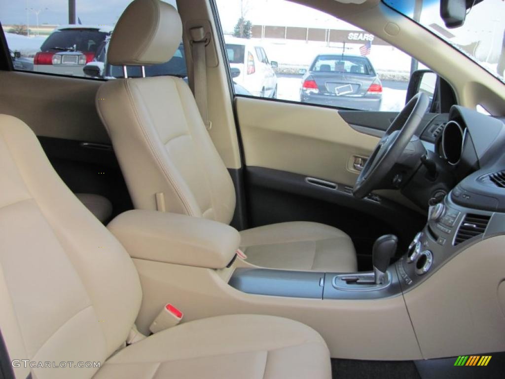 Desert Beige Interior 2008 Subaru Tribeca Limited 5 Passenger Photo #42982957