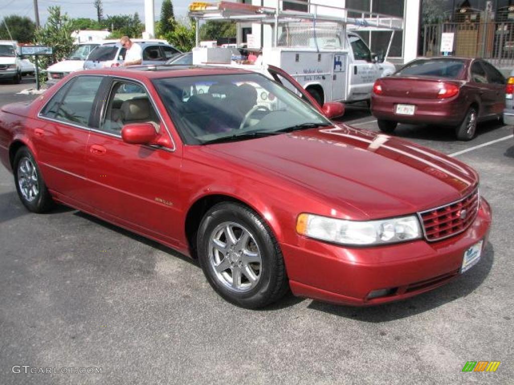 1999 Seville STS - Crimson Pearl / Pewter photo #1