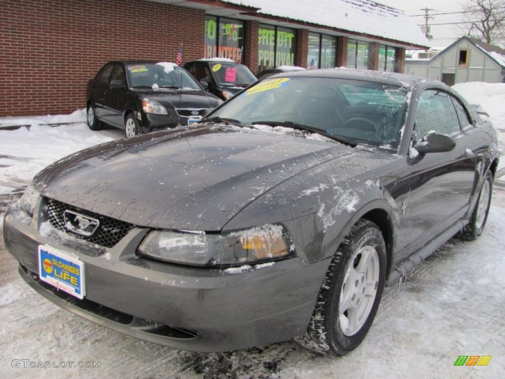 2003 Mustang V6 Coupe - Dark Shadow Grey Metallic / Dark Charcoal photo #13