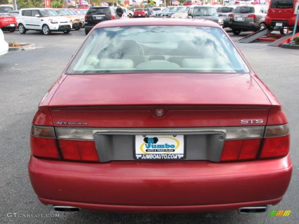 1999 Seville STS - Crimson Pearl / Pewter photo #8