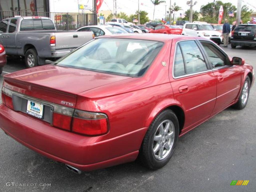 1999 Seville STS - Crimson Pearl / Pewter photo #10