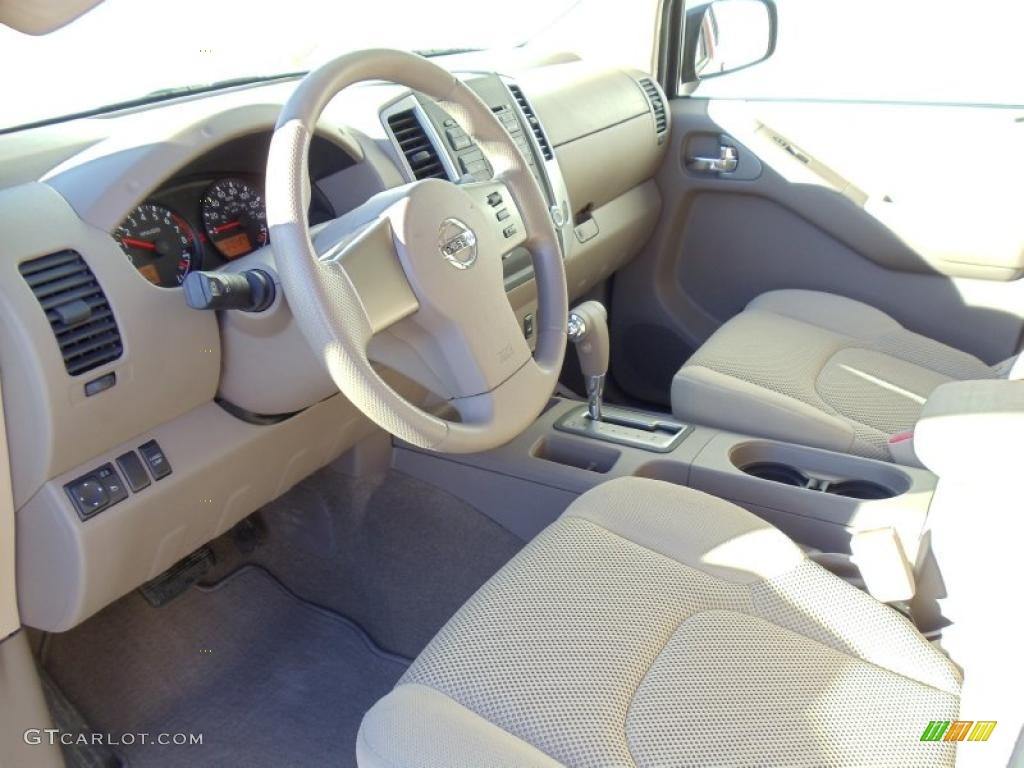 Steel Interior 2010 Nissan Frontier SE Crew Cab 4x4 Photo #42983645