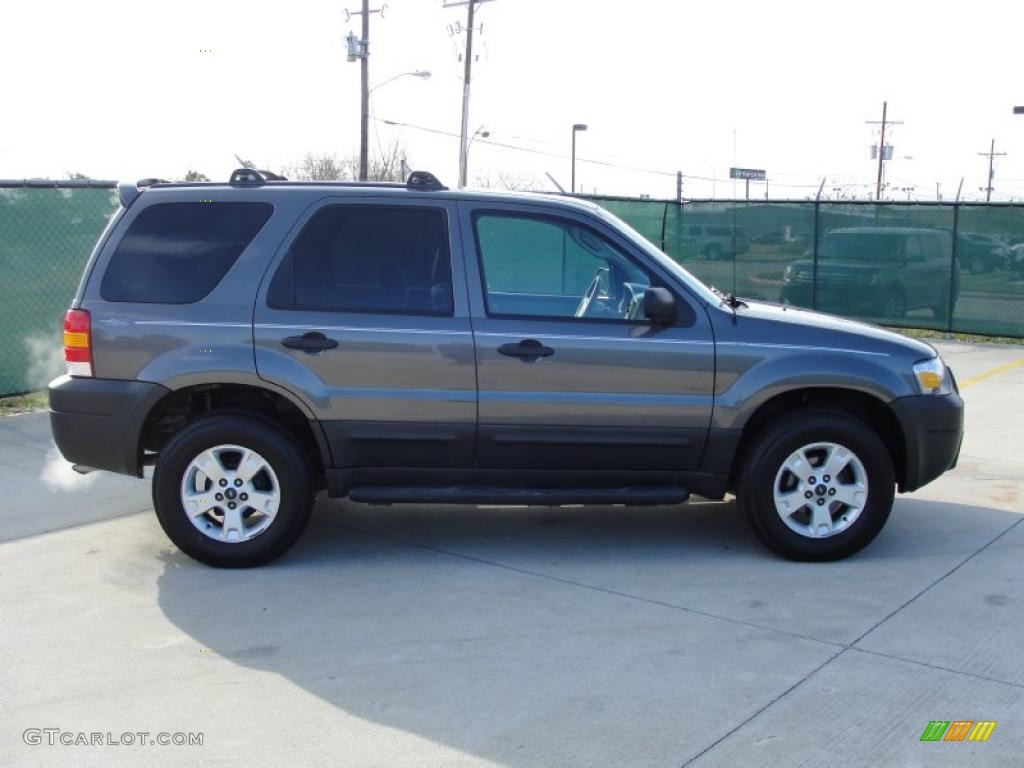 2006 Escape XLT V6 - Dark Shadow Grey Metallic / Medium/Dark Flint photo #2