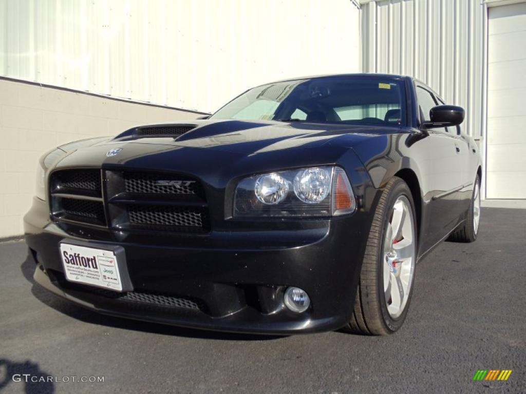 Brilliant Black Crystal Pearl 2007 Dodge Charger SRT-8 Exterior Photo #42984337