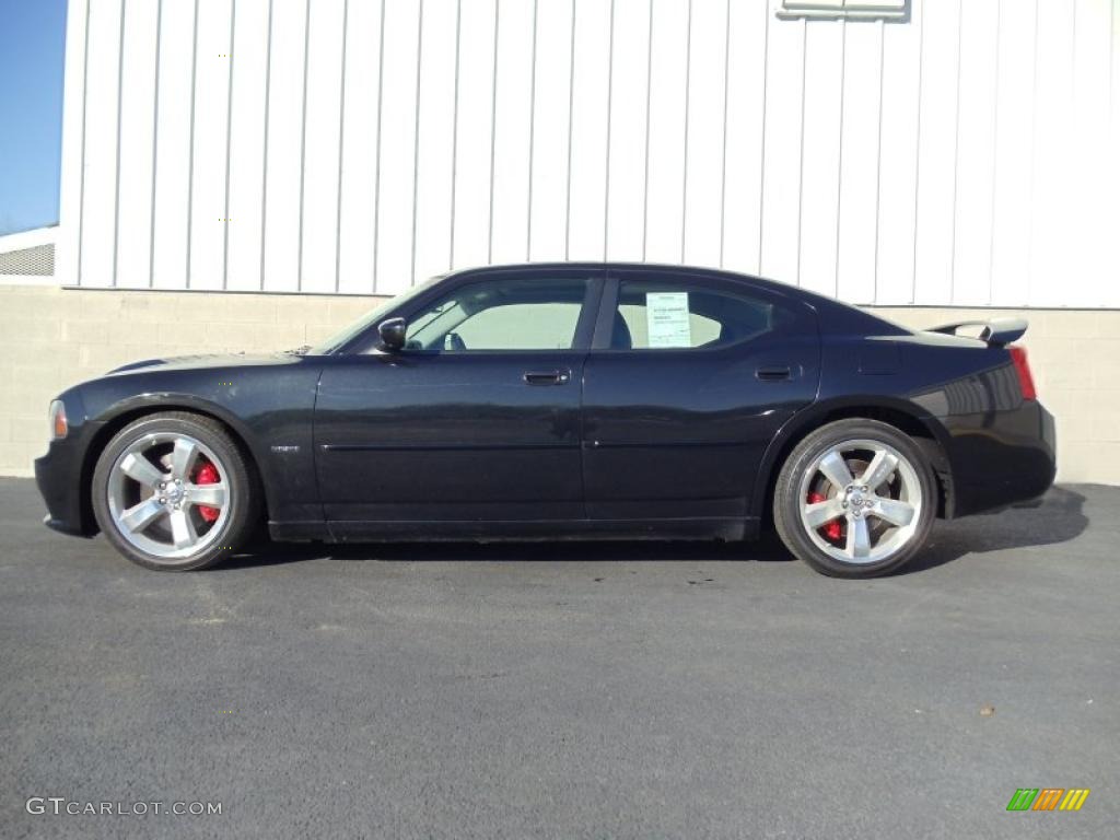 Brilliant Black Crystal Pearl 2007 Dodge Charger SRT-8 Exterior Photo #42984357