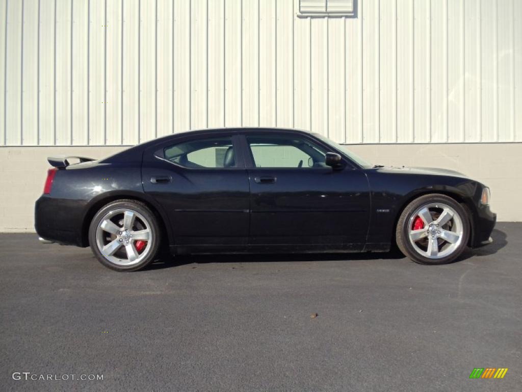 Brilliant Black Crystal Pearl 2007 Dodge Charger SRT-8 Exterior Photo #42984533