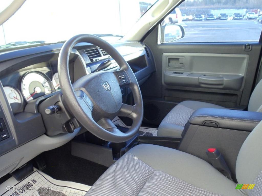 Dark Slate Gray/Medium Slate Gray Interior 2010 Dodge Dakota Big Horn Crew Cab 4x4 Photo #42985017