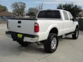 White Platinum Metallic Tri-Coat 2011 Ford F250 Super Duty Lariat Crew Cab 4x4 Exterior