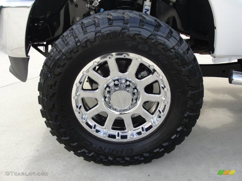 2011 Ford F250 Super Duty Lariat Crew Cab 4x4 Custom Wheels Photo #42985780
