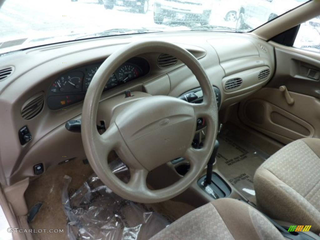 Beige Interior 1998 Ford Escort ZX2 Coupe Photo #42986516