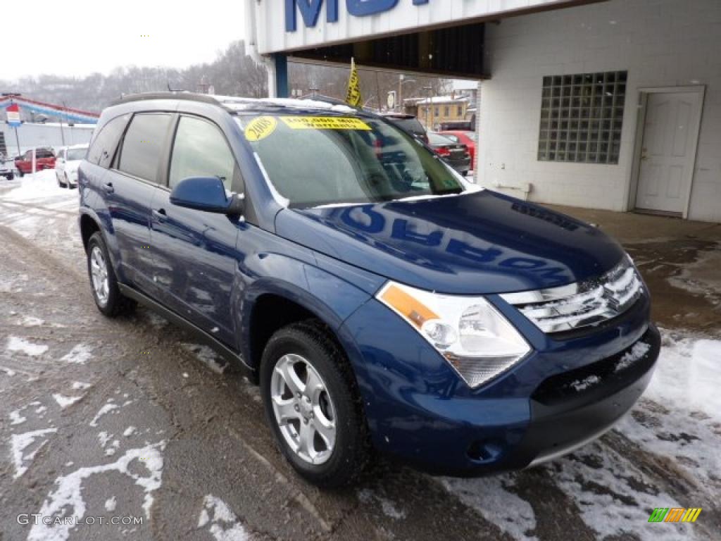 Sapphire Blue Metallic 2008 Suzuki XL7 Luxury AWD Exterior Photo #42986764