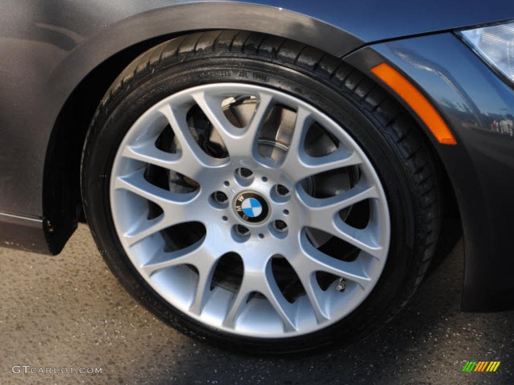 2008 3 Series 328i Coupe - Sparkling Graphite Metallic / Black photo #2