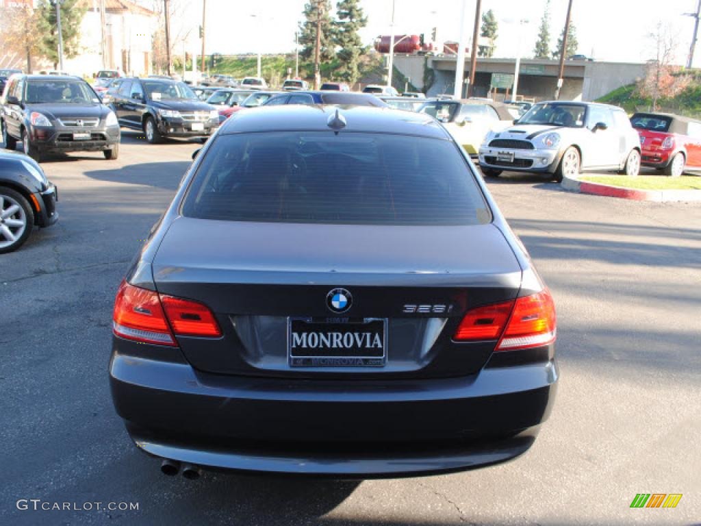 2008 3 Series 328i Coupe - Sparkling Graphite Metallic / Black photo #10