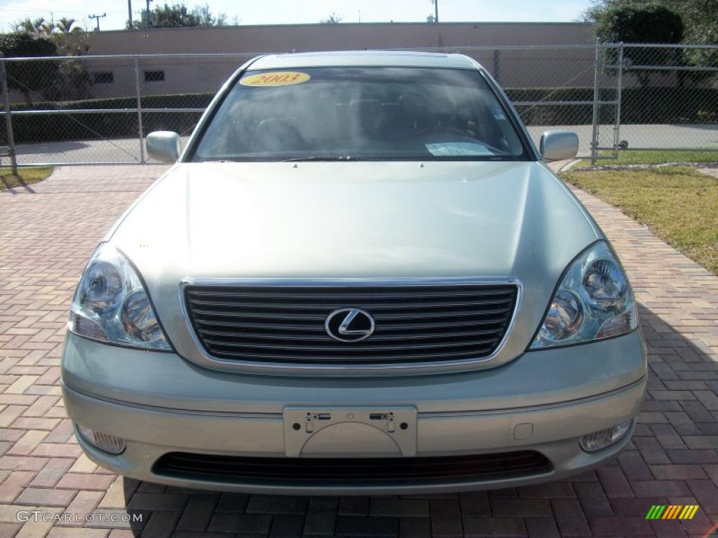 2003 LS 430 Sedan - Millenium Silver Metallic / Ecru photo #10