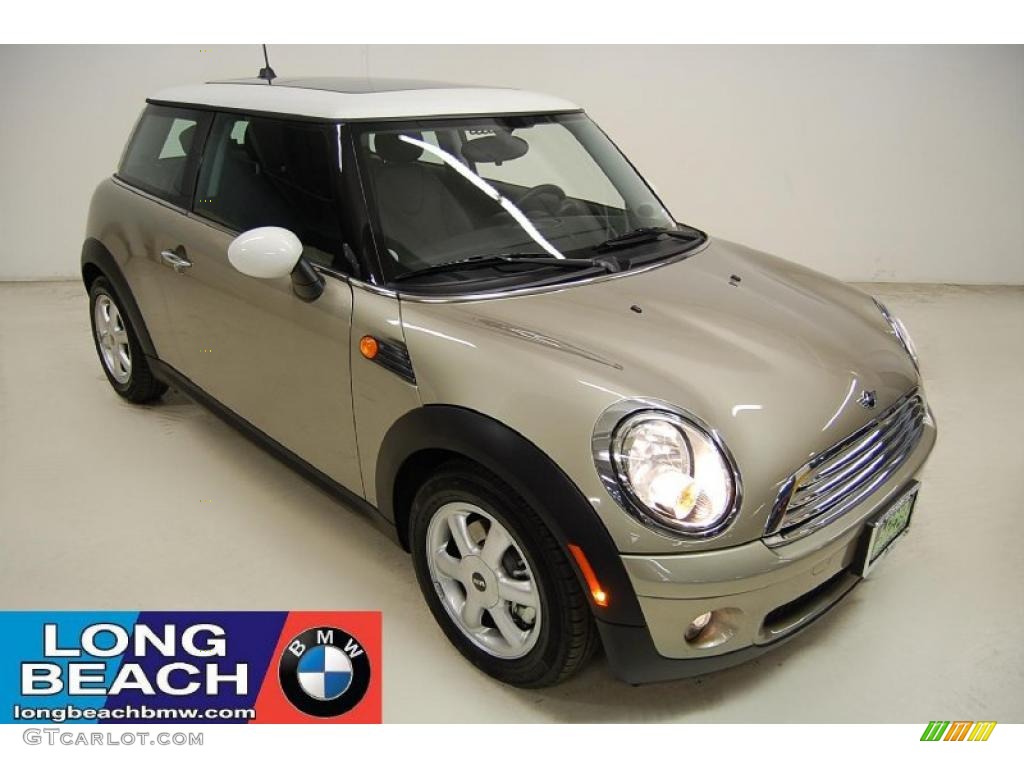 Sparkling Silver Metallic Mini Cooper