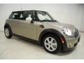 2010 Sparkling Silver Metallic Mini Cooper Hardtop  photo #2