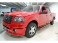 Bright Red 2007 Ford F150 FX2 Sport SuperCrew Exterior