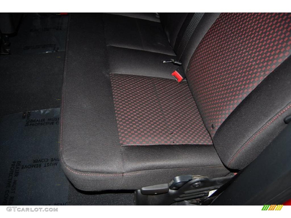 Black/Red Interior 2007 Ford F150 FX2 Sport SuperCrew Photo #42989096